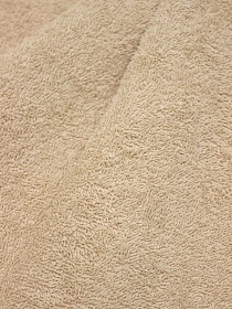 Махровая ткань цв.Телесно-песочный-2, ш.1.5м, хлопок-100%, 350гр/м.кв