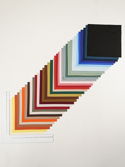 Набор тканей для рукоделия "Импортный хлопок: Палитра", 20*20 см, 35 шт