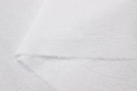 Мерный лоскут - Хлопок крэш цв.Белый, ш.1.4м, хлопок-100%, 140гр/м.кв