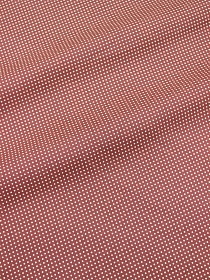 Импорт. хлопок "Горошек 1.5/2 " цв.бруснично-терракотовый, СОРТ2, ш.1.45м, хлопок-100%, 115гр/м.кв