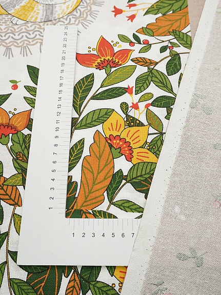 Рогожка "Мурмурвиль", ш.1.5м, хлопок-100%, 165гр/м.кв, раппорт 63см