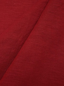 Лен с вискозой с эффектом мятости цв.Т.красный с терракотовым оттенком, ш.1.4м, лен-53%, вискоза-47%