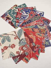 Комплект образцов "Эксклюзивные рисунки "Купавы": поплин и перкаль"