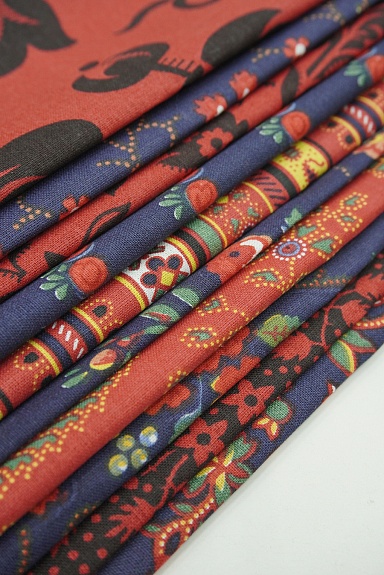 Набор тканей для рукоделия "Наследие мануфактур", 35*35 см, 10 шт