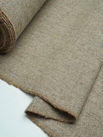 Шерсть пальтово-костюмная Твид "Елочка" цв.песочный, ш.1.5м, шерсть-60%, п/э-40%, 310гр/м.кв
