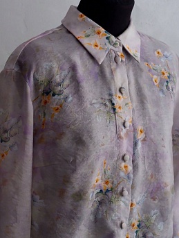 Блуза из Вискозного шифона (Digital) "Селина"