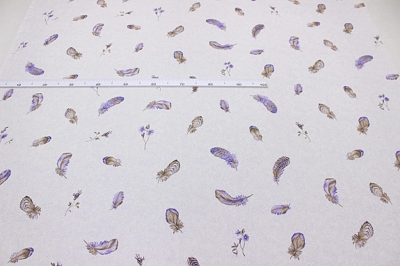 Поплин "Сплюшки-сладкоежки - перышки", (комп), ш.1.5м, хлопок-100%, 105гр/м.кв