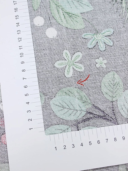 Рогожка "Гранатовый сад", ш.1.5м, хлопок-100%, 165гр/м.кв