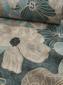 Бязь "Цветочная муза", ш.2.2м, хлопок-100%, 140гр/м.кв