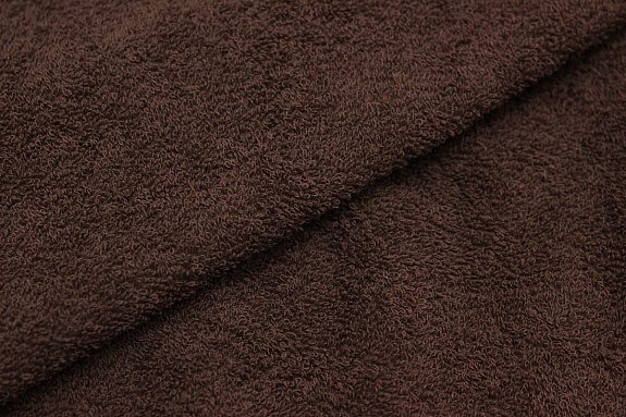 Махровая ткань цв.Шоколадно-коричневый, ш.1.5м, хлопок-100%, 350гр/м.кв