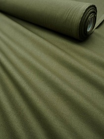 Бязь цв.Зелено-оливковый хаки, СОРТ2, ш.1.5м, хлопок-100%, 142гр/м.кв