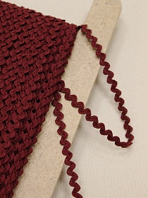 Вьюнчик цв.бордовый, ш.6мм, п/э-100%