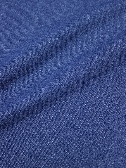 Плотная джинсовая ткань цв.Темно-синий, ш.1.5м, хлопок-95%, п/э-5%, 350гр/м.кв