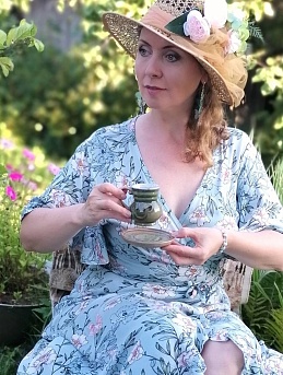 Платье из штапеля "Летний перезвон" 