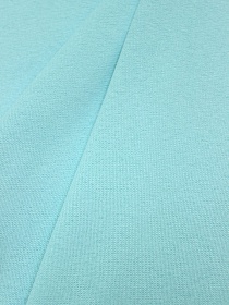 Рибана цв.Светлый мятно-бирюзовый, ш.1,7м (0,85м*2, чулок), хлопок-95%, лайкра-5%, 220гр/м.кв