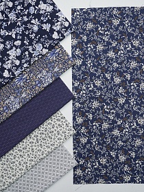 Набор тканей для рукоделия "Импортный хлопок: Синтия", 45см*30см, 6шт