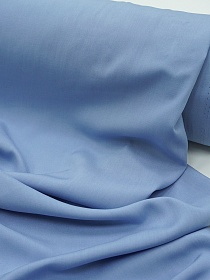 Штапель цв.Голубой джинс, ш.1.45м, вискоза-100%, 110гр/м.кв