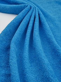 Махровая ткань цв.Небесно-лазурный, ш.1.5м, хлопок-100%, 350гр/м.кв