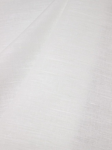 Мерный лоскут( ткань в отрезах) Полулен цв.Белый, ш.1.5м, лен-56%, хлопок-44%, 210гр/м.кв