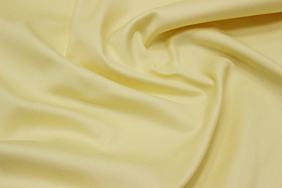 Плотный хлопок Атлас цв.Св.соломенно-желтый, ш.1.8м, хлопок-100%, 200гр/м.кв