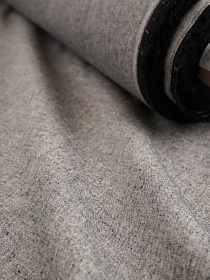 Полульняной перкаль постельный цв.Черный меланж, СОРТ2, ш.2.2м, лен-30%, хлопок-70%, 120гр/м.кв