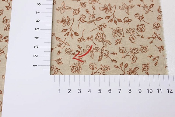 Теплый хлопок "Кассия" цв.св.бежево-оливковый, Вид2, СОРТ2,  ш.1.49м, хлопок-100%, 150гр/м.кв