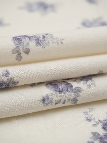 Хлопок Персик "Облачко роз", ш.2.5м, хлопок-100%, 130гр/м.кв