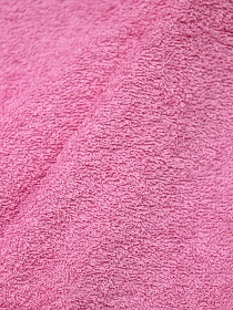 Махровая ткань цв.Розовый насыщенный-2, ш.1.5м, хлопок-100%, 350гр/м.кв