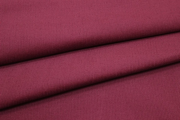Микровельвет с эластаном цв.Бордово-вишневый, ш.1.45м, хлопок-70%, эластан-30%, 280гр/м.кв