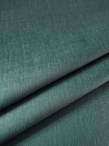 Джинс с ворсом цв.Темная винтажная хвоя, ш.1.5м, хлопок-100%, 330гр/м.кв