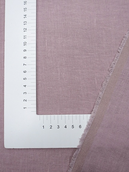 Лен постельный с эффектом мятости цв.Розово-сиреневый флер, ш.2.45м, лен-100%, 165гр/м.кв