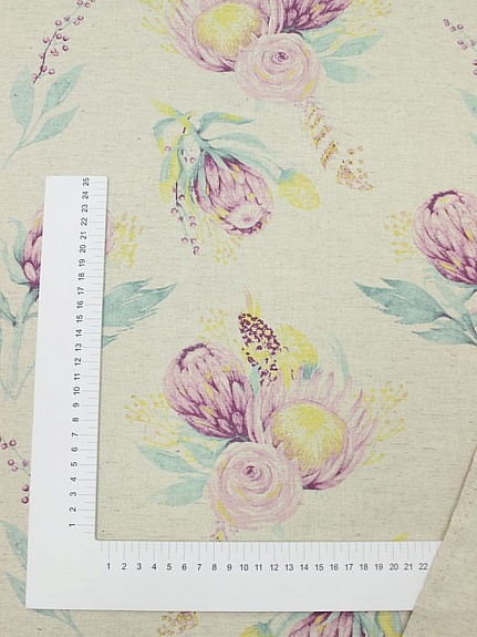 Полулен "Протея" (на суровом), ш.1.5м, лен-30%, хлопок-70%, 155гр/м.кв