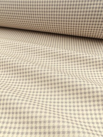 Импорт. хлопок Digital "Клетка" цв.серый/шампань, ш.1.5м, хлопок-100%, 150гр/м.кв
