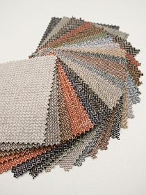 Комплект образцов "Шерсть костюмная, рис."Ёлочка"