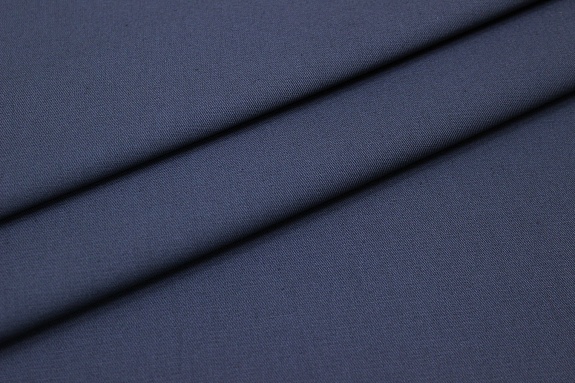 Саржа цв.Темный серо-синий, ш.1.5м, хлопок-100%, 260гр/м.кв