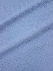 Фактурный хлопок "Шарики" цв.св.сине-голубой винтаж, ш.1.42м, батист, хлопок-100%, 80гр/м.кв