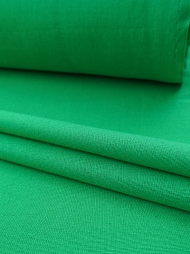 Полулен с умягчением цв.Насыщенный зеленый, ш.1.5м, лен-30%, хлопок-70%, 140гр/м.кв