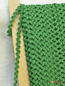 Вьюнчик цв.насыщенный лесной зеленый, ш.10мм, п/э-100%