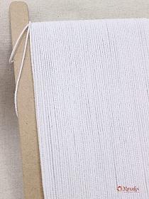 Шнур цв.Белый (отбеленный), ш.3мм, хлопок-100%