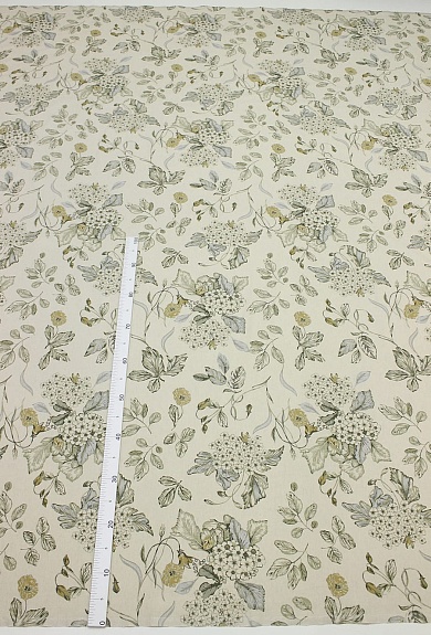 Мерный лоскут (ткань в отрезах) - Полулен "Весенний трепет" (на суровом), ш.2.2 м, лен-24%