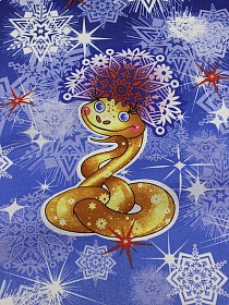 Рогожка "Волшебница", ш.1.5м, хлопок-100%, 165гр/м.кв, раппорт 64см