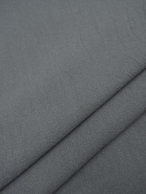 Крапива Рами (Ramie) с хлопком цв.Темно-серый с синим оттенком, ш.1.4м, крапива-50%, хл-50%, 210гр/м.кв