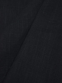 Мерный лоскут - Крапива Рами (Ramie) цв.Черный, ш.1.4м, крапива-100%