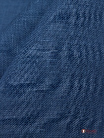 Лен костюмный цв.Этнографический синий, ш.1.5м, лен-100%, 190гр/м.кв