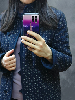 Фуфайка стеганая из плательного хлопка Мелкие бордово-белые цветочки