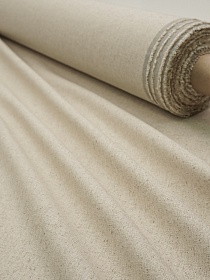 Мерный лоскут( ткань в отрезах) Лен с вискозой цв.Суровый, ш.1.4м, лен-70%, вискоза-30%, 185гр/м.кв