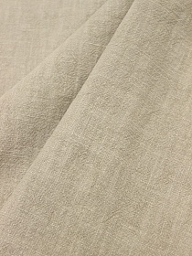 Мерный лоскут (ткань в отрезах) Крапива Рами (Ramie) цв.Бежевый с зеленым оттенком, ш.1.4м, крапива-100%, 240гр/м.кв