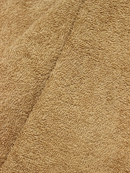 Махровая ткань цв.Темный песочно-желтый, ш.1.5м, хлопок-100%, 350гр/м.кв 