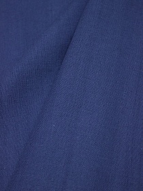 Хлопколен винтаж (жгутовое окрашивание) цв.Джинсово-синий, СОРТ2, ш.1.5м, лен-15%, хлопок-85%