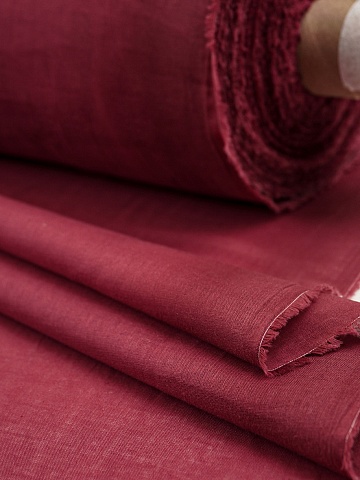 Батист цв.Вишневый, ш.1.48м, хлопок-100%, 60гр/м.кв